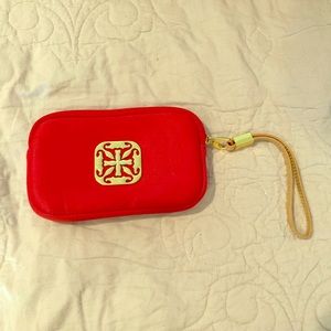 EUC Red Rustic Cuff Wristlet